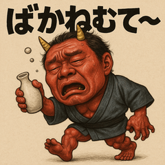 [LINEスタンプ] 【上越弁】どぶろく鬼。