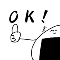 [LINEスタンプ] おにぎりくんと友達の日常