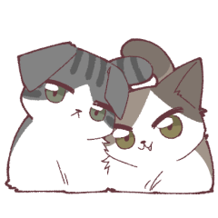 [LINEスタンプ] しのふじねこねこスタンプ