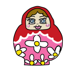 [LINEスタンプ] コロコロマトリョーシカ