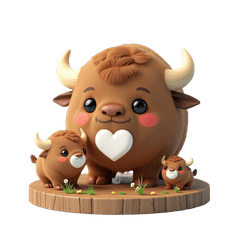 [LINEスタンプ] Cute 動物園の動物の家族