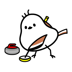 [LINEスタンプ] シマエナガと応援！ウインタースポーツ