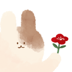 [LINEスタンプ] くまとうさぎな日常的挨拶スタンプ