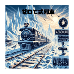 [LINEスタンプ] ゼロ度式列車