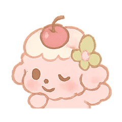 [LINEスタンプ] くりーむちゃんず(ぴんくちゃん)