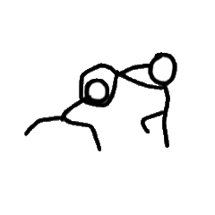[LINEスタンプ] 動く棒人太郎