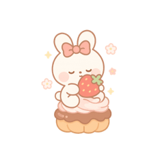 [LINEスタンプ] スイーツアニマルのゆめかわスタンプ