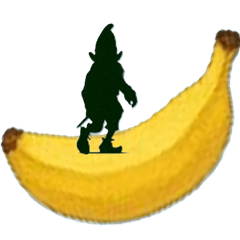 [LINEスタンプ] こびと達のフルーツたわむれ シルエット4