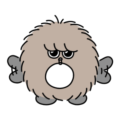 [LINEスタンプ] 強く生きるけぱや