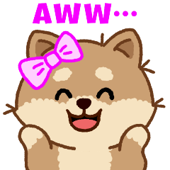 [LINEスタンプ] マランちゃんの毎日が楽しい！英語版