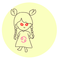 [LINEスタンプ] 占い 星座girls
