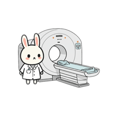 [LINEスタンプ] 放射線技師のうさぎのスタンプ