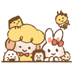 [LINEスタンプ] ときめきカフェ