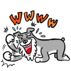 [LINEスタンプ] シュナウザー 日常スタンプ