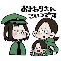 [LINEスタンプ] ぴーまんからーぱーかーがーるず5