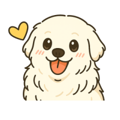 [LINEスタンプ] もふもふワンちゃん日常スタンプ