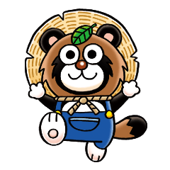 [LINEスタンプ] 麦わら帽子のポコ助くん