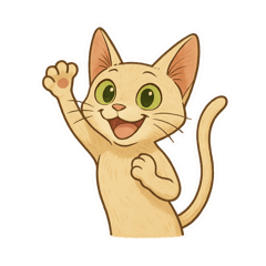 [LINEスタンプ] 猫かわゆす2！(アニメ風)