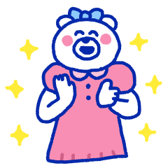 [LINEスタンプ] けたくま（おしゃれ）