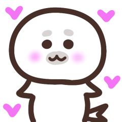 [LINEスタンプ] 白くて可愛い動物たち
