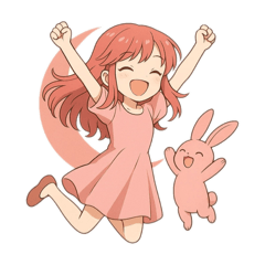 [LINEスタンプ] ladies Life月子とうさこの日常スタンプ