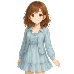 [LINEスタンプ] 【ふんわりガール】組み合わせスタンプ2