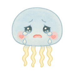 [LINEスタンプ] くすみクラゲちゃん3〜日常編〜