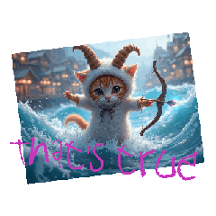 [LINEスタンプ] Scary Cat【ネコヤギ】猫.英語.刀