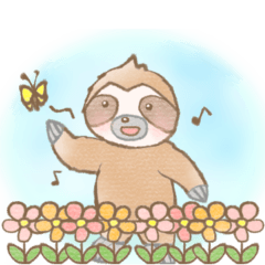 [LINEスタンプ] 癒しのナマケモノスタンプ3