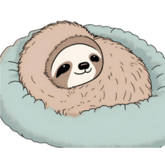 [LINEスタンプ] 布団ナマケモノ