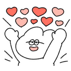 [LINEスタンプ] 表情豊かな無気力動物（うさぎ）