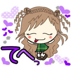 [LINEスタンプ] ルーズgirl❤︎日常