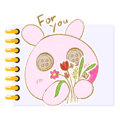 [LINEスタンプ] パッチワークうさぎの「うさっち」