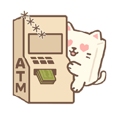 [LINEスタンプ] 豆腐猫 - 自由に書いてスタンプ