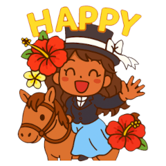 [LINEスタンプ] ハッピー クイーン・エマ