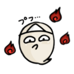 [LINEスタンプ] 昔お化けくん (修正版