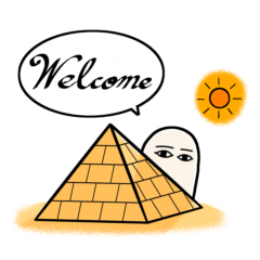 [LINEスタンプ] メジェド様の冒険 (修正版