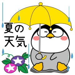 [LINEスタンプ] ペンギン de あーる★夏の天気