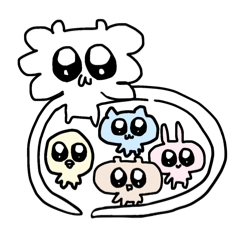 [LINEスタンプ] ちゅるちゅるあにまるfamily
