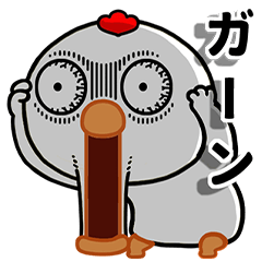 [LINEスタンプ] 大きな目のニワトリの日常生活