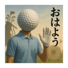 [LINEスタンプ] ゴルフ馬鹿の平凡な日常