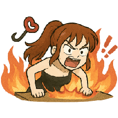 [LINEスタンプ] 恋愛失控姐の日常崩壊コレクション