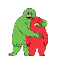 [LINEスタンプ] 頭の中の怪獣