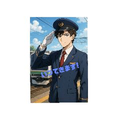 [LINEスタンプ] 頑張ります、行ってきます