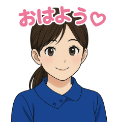 [LINEスタンプ] かわいい系女の子1