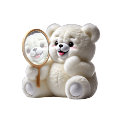 [LINEスタンプ] リアル脱力系 白クマファミリー