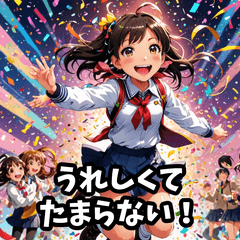 [LINEスタンプ] 感情まる見え！共感スタンプ（アニメ調）