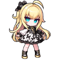 [LINEスタンプ] ゴスッ娘の日常（白バージョン）