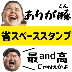 [LINEスタンプ] 省スペースでぶ。毎日使える超便利会話返信