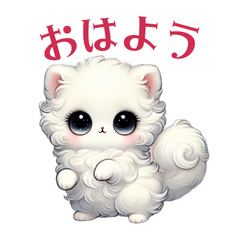 [LINEスタンプ] ふわもこロマンティックキャッツ